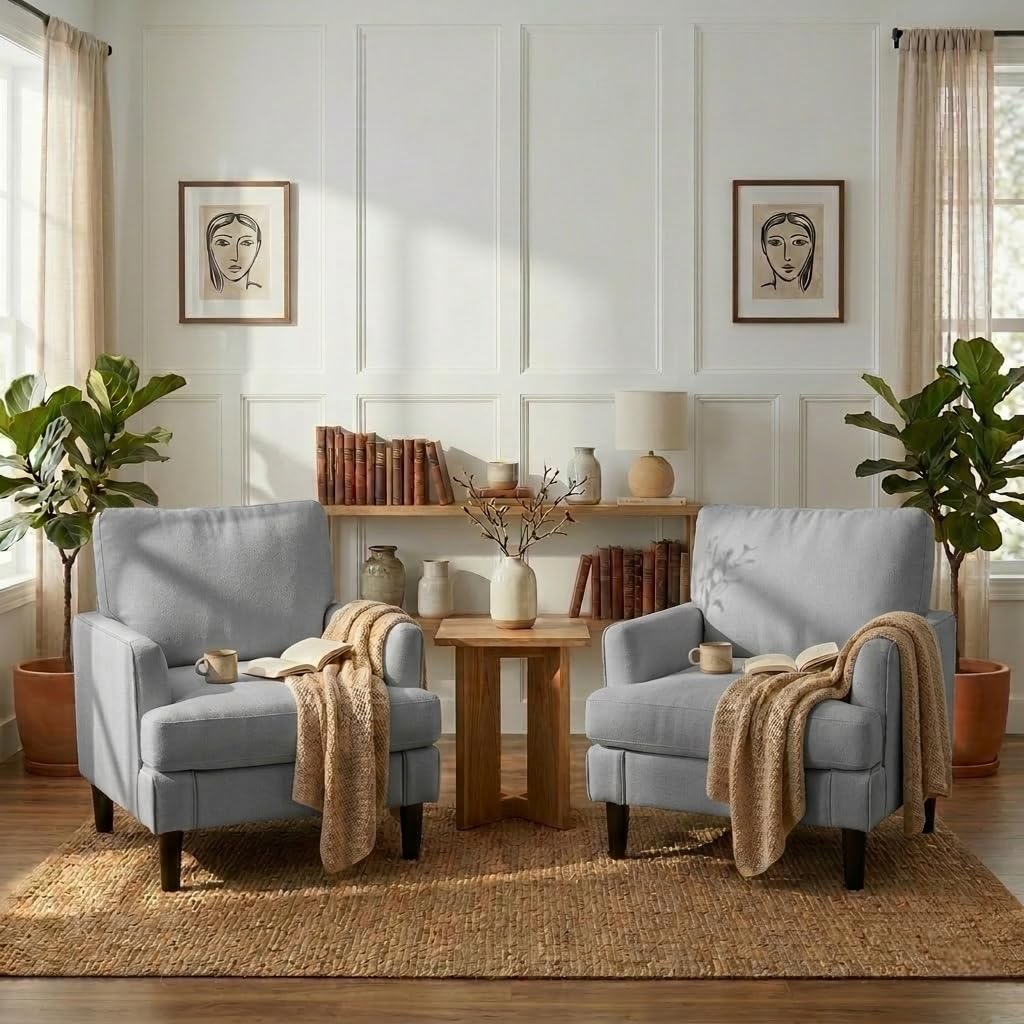 Century Textile & Sewing Supply - #Accent Chair Set Of Mid-Century Comfy