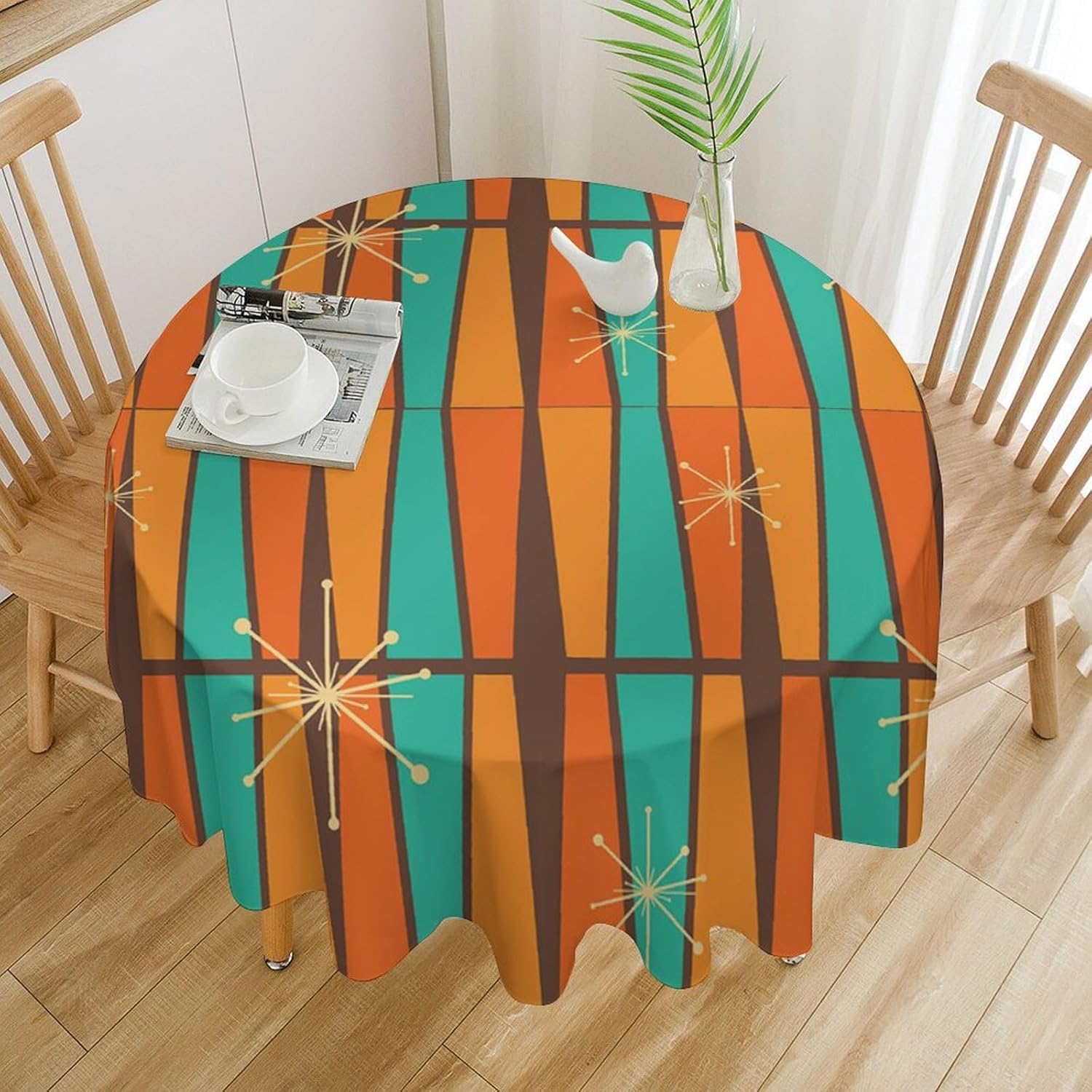 Mid Century Modern Orange Yell - Century Textile & Sewing Supply ulasan dan harga