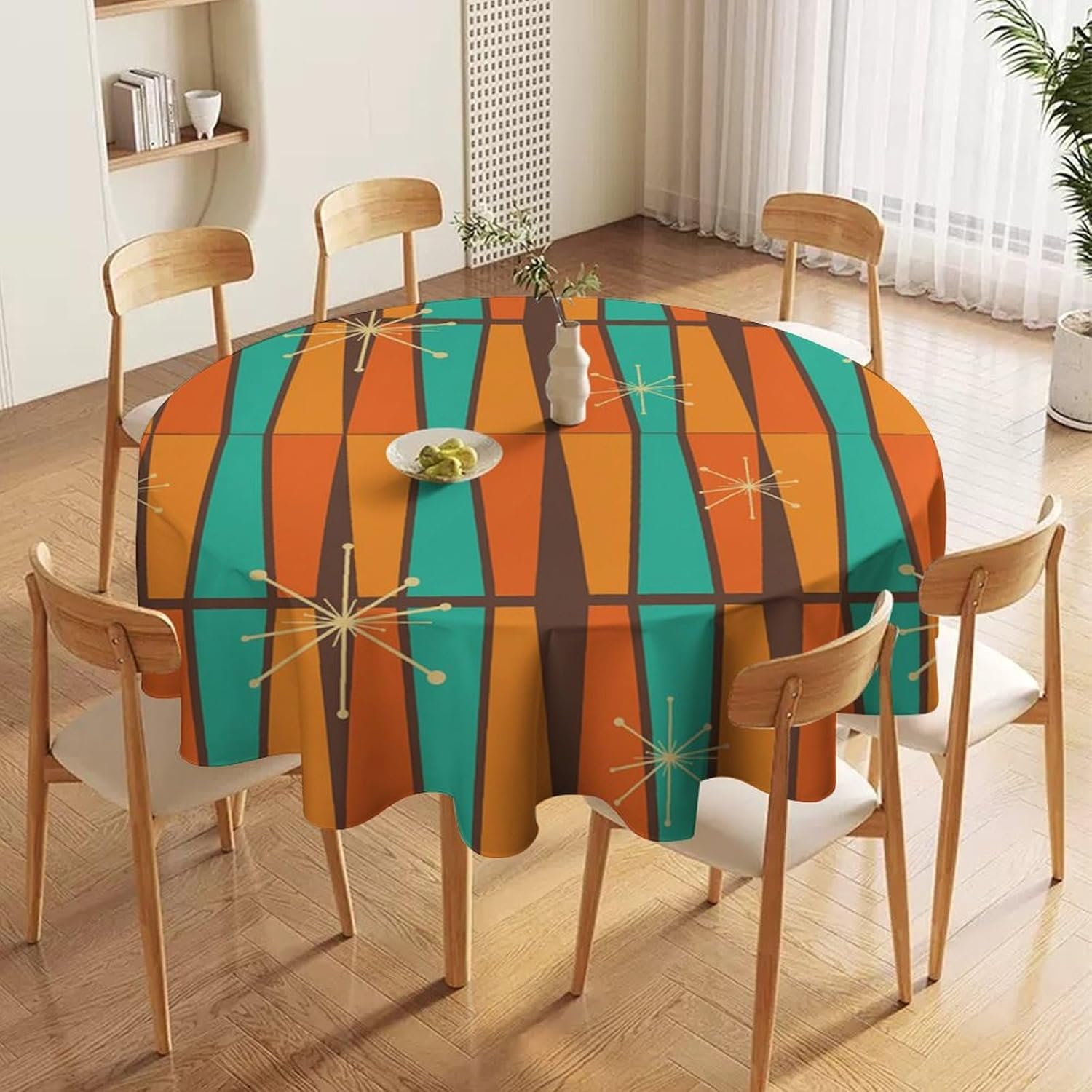 Mid Century Modern Orange Yell - Century Textile & Sewing Supply ulasan dan harga