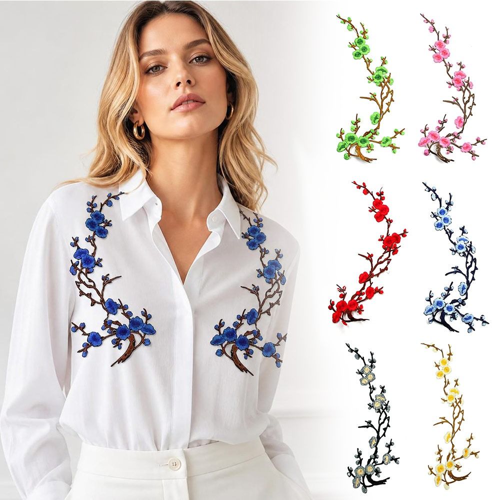 DIY Cherry Blossom Iron On Pat - Textile For Sewing ulasan dan harga