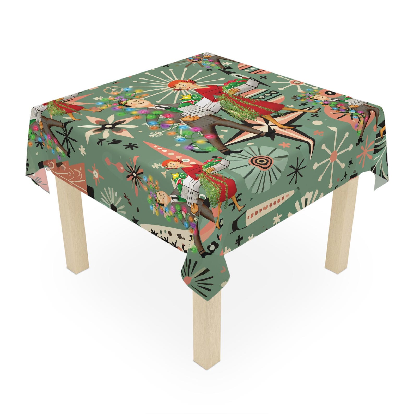 Retro 1950s Kitsch Christmas S - Century Textile & Sewing Supply ulasan dan harga