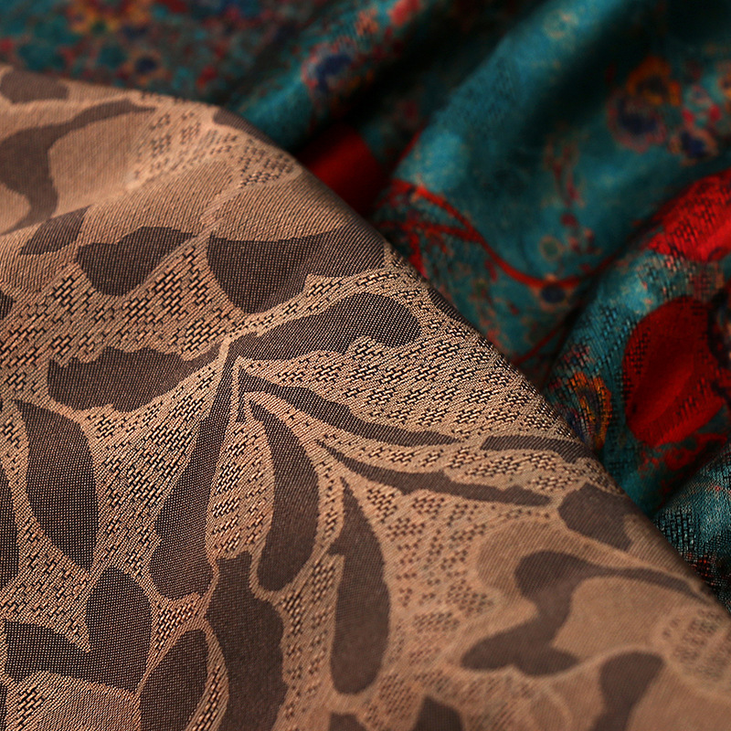 1m Floral Printed Fabric Imita - Textile For Sewing ulasan dan harga