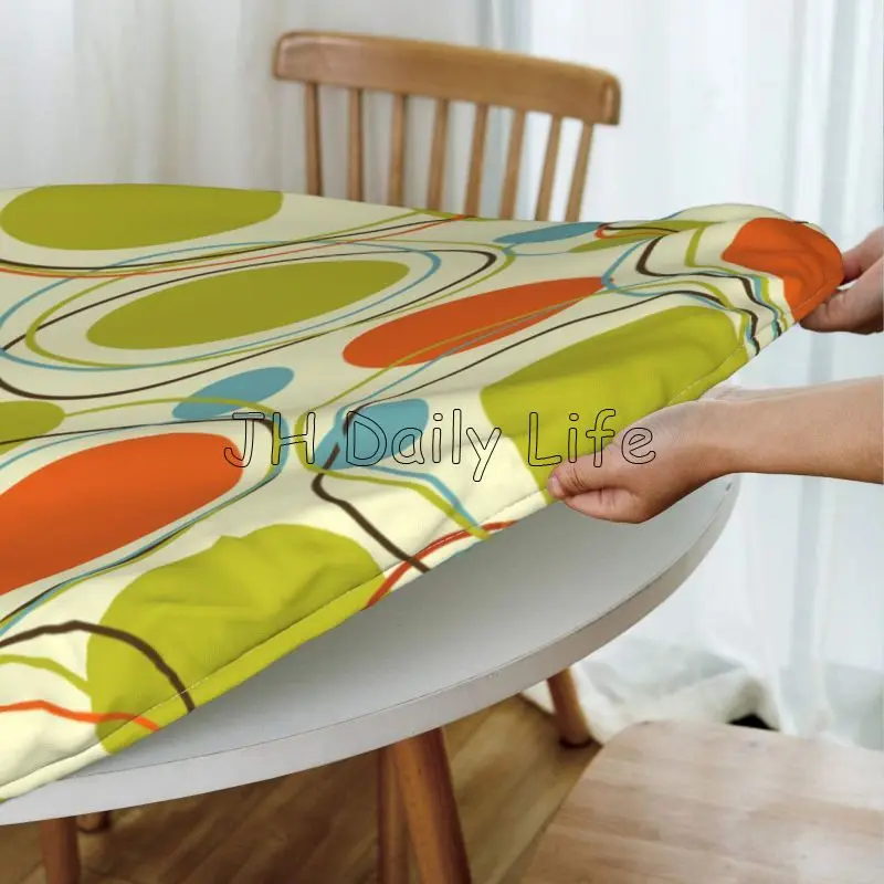 1950s Retro Yellow Abstract Mi - Century Textile & Sewing Supply ulasan dan harga