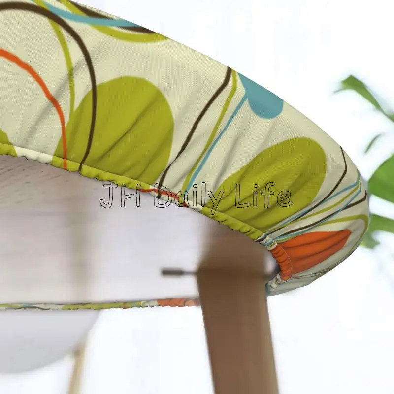 1950s Retro Yellow Abstract Mi - Century Textile & Sewing Supply ulasan dan harga