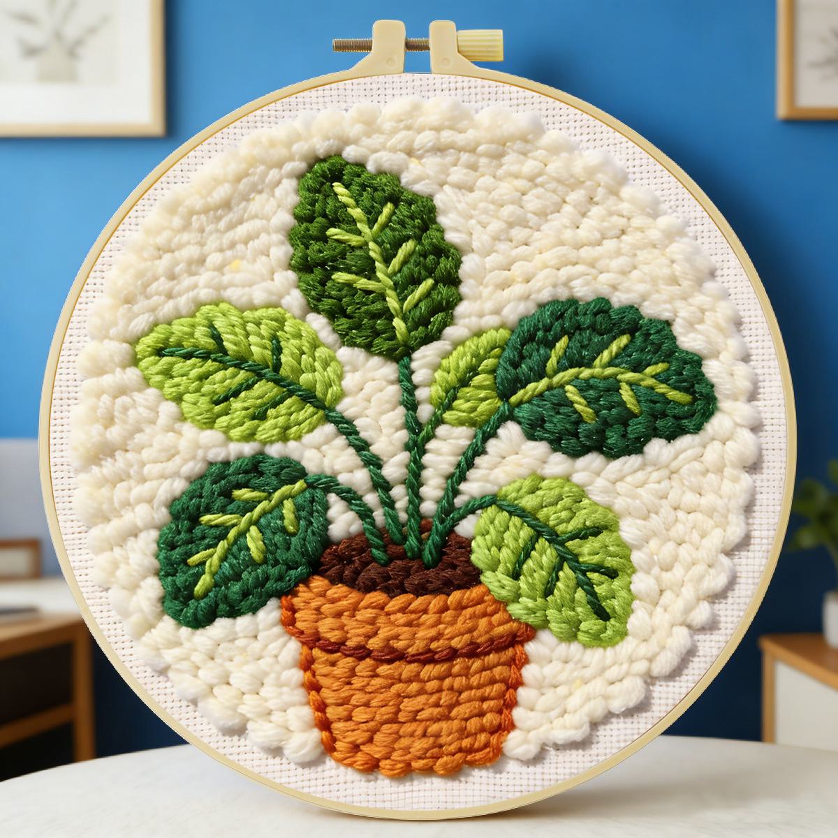 20X20CM/7.87inch Leaves Punch  - Is Sewing Textile Art ulasan dan harga