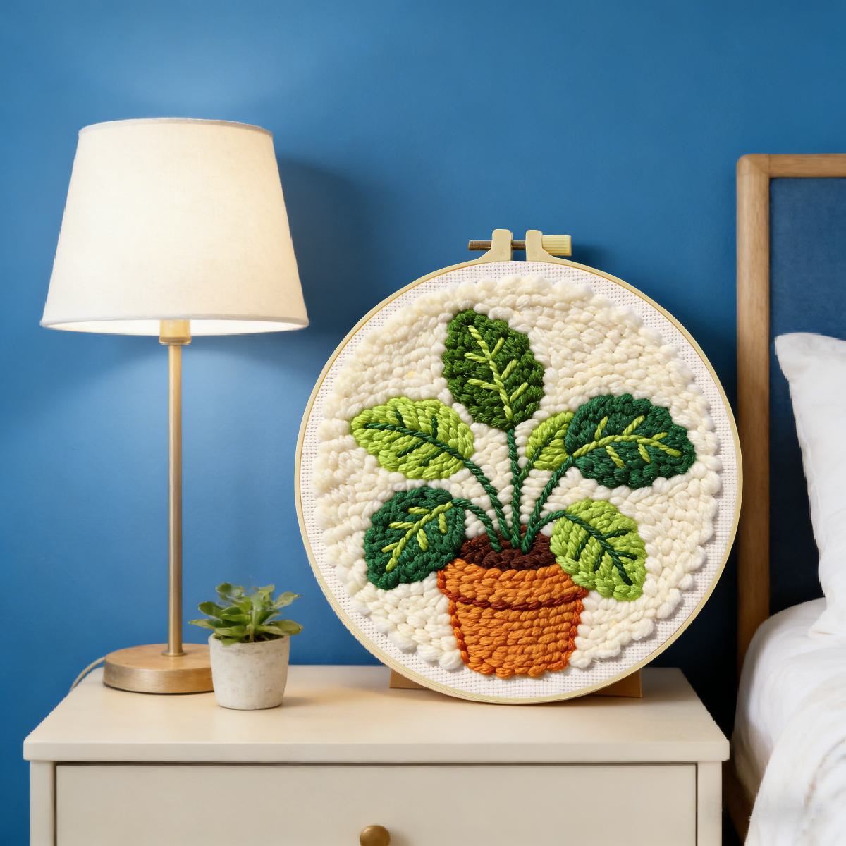 20X20CM/7.87inch Leaves Punch  - Is Sewing Textile Art ulasan dan harga