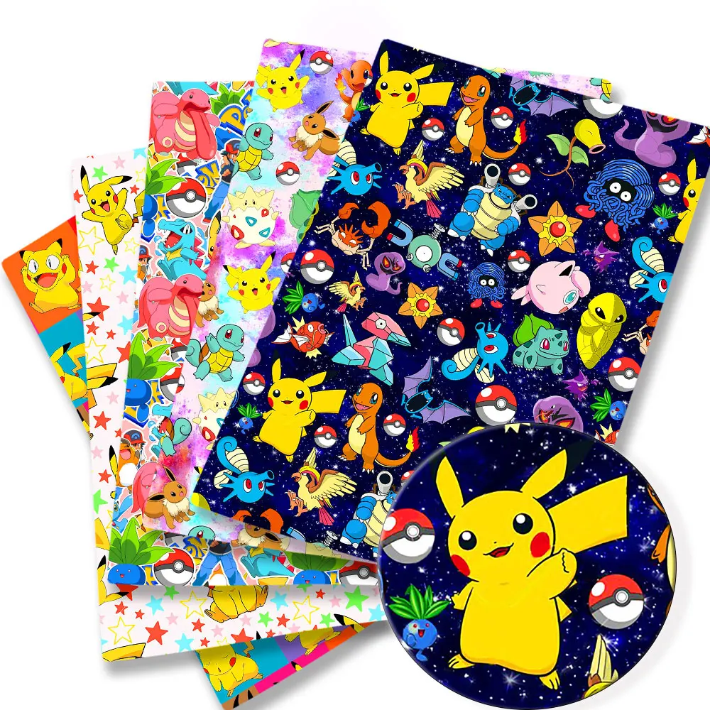 Pokemon Cartoon Fabric140*50cm - Sewing Production ulasan dan harga