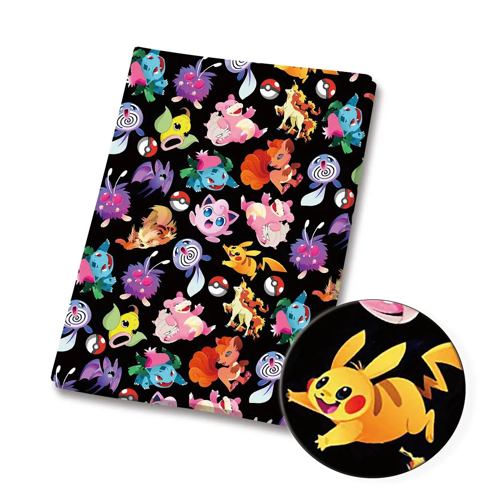 Pokemon Cartoon Fabric140*50cm - Sewing Production ulasan dan harga