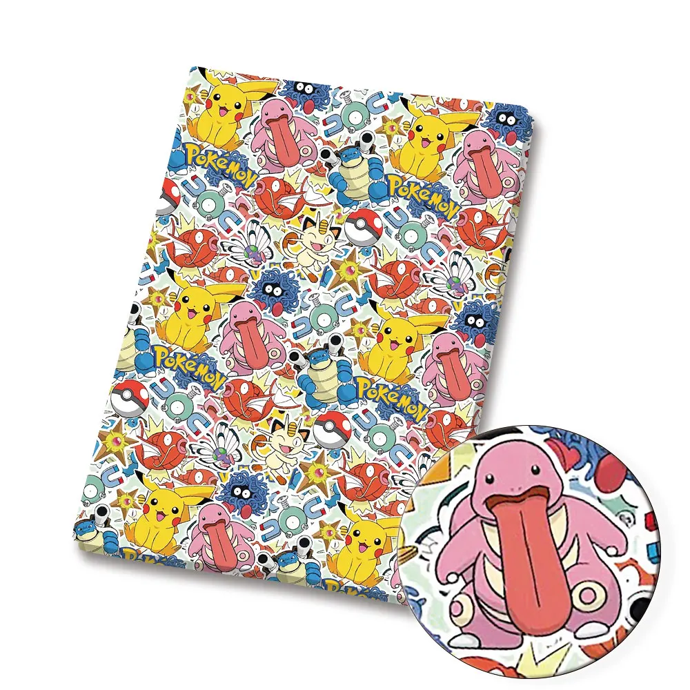Pokemon Cartoon Fabric140*50cm - Sewing Production ulasan dan harga