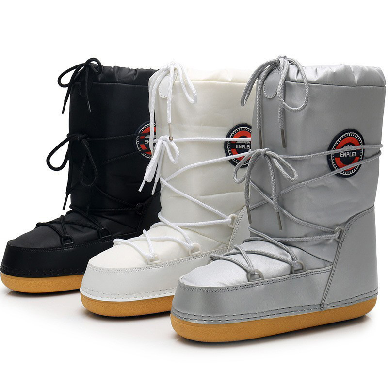 Winter Snow Boots Women Ski Bo - Sewing Nylon ulasan dan harga
