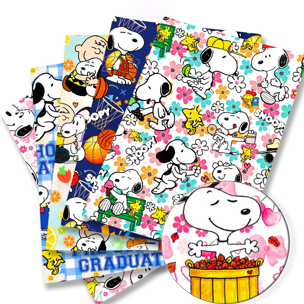 TAKARA TOMY Snoopy fabric140x5 - Textile For Sewing ulasan dan harga