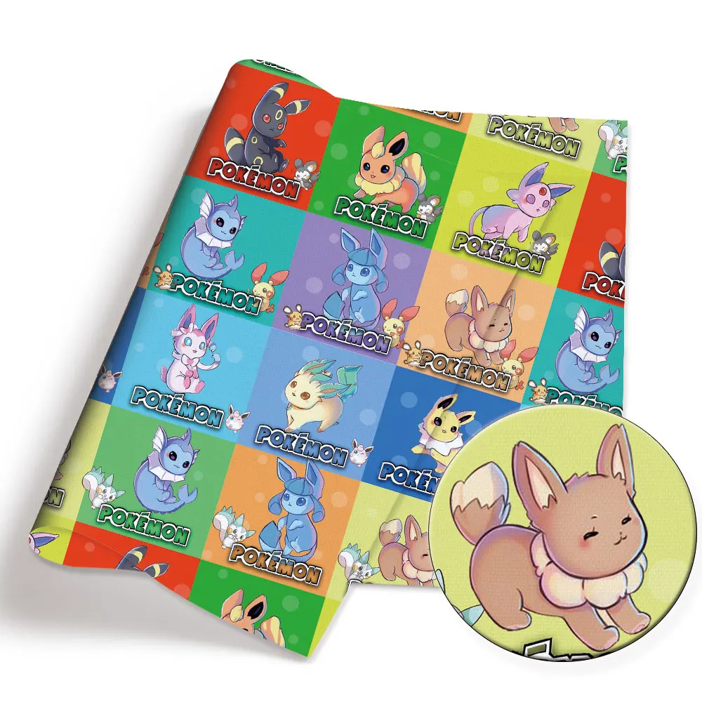Pokemon Cartoon Fabric140*50cm - Sewing Production ulasan dan harga