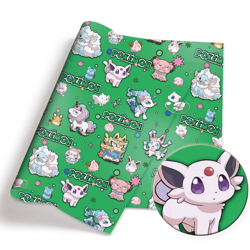 Pokemon Cartoon Fabric140*50cm - Sewing Production ulasan dan harga