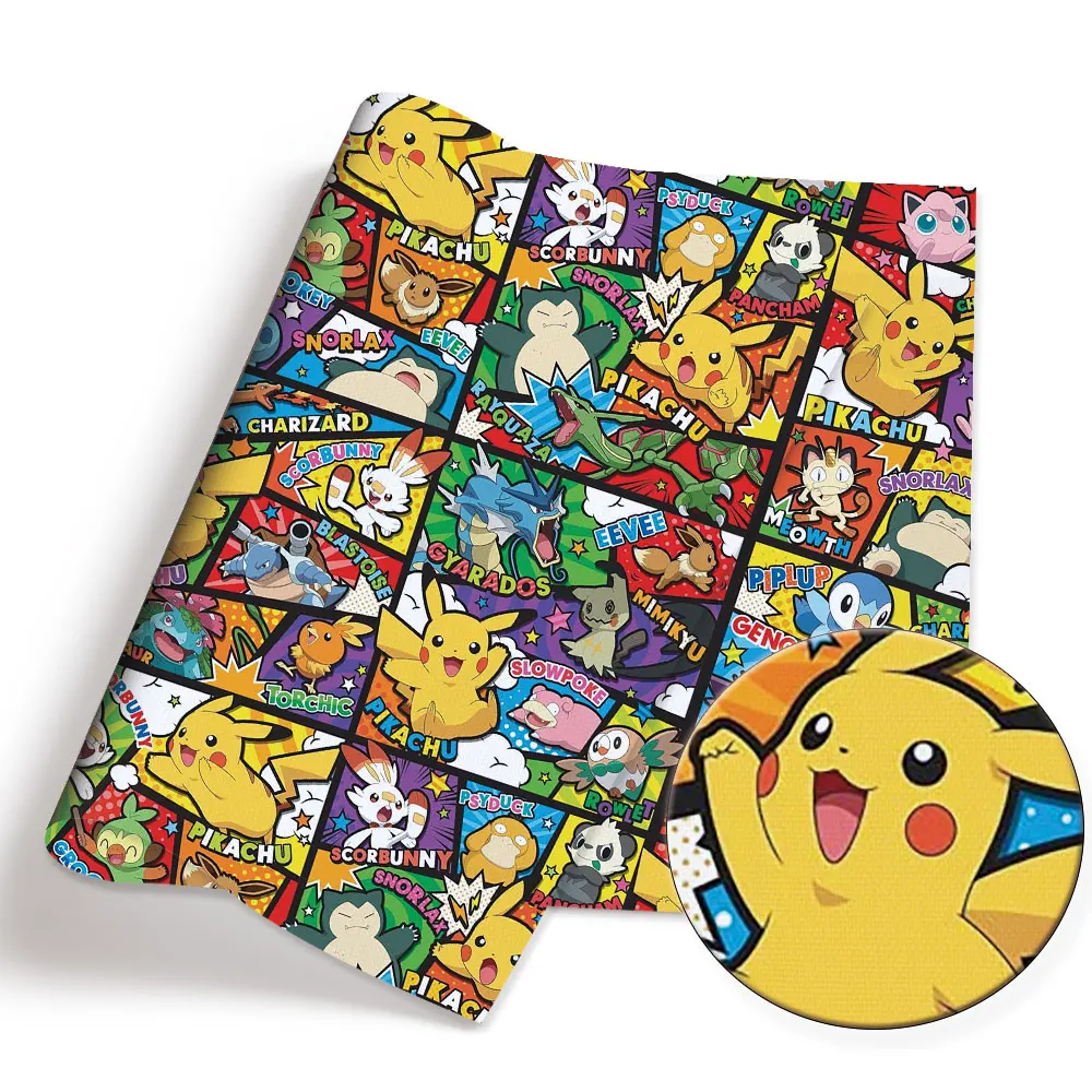 Pokemon Cartoon Fabric140*50cm - Sewing Production ulasan dan harga