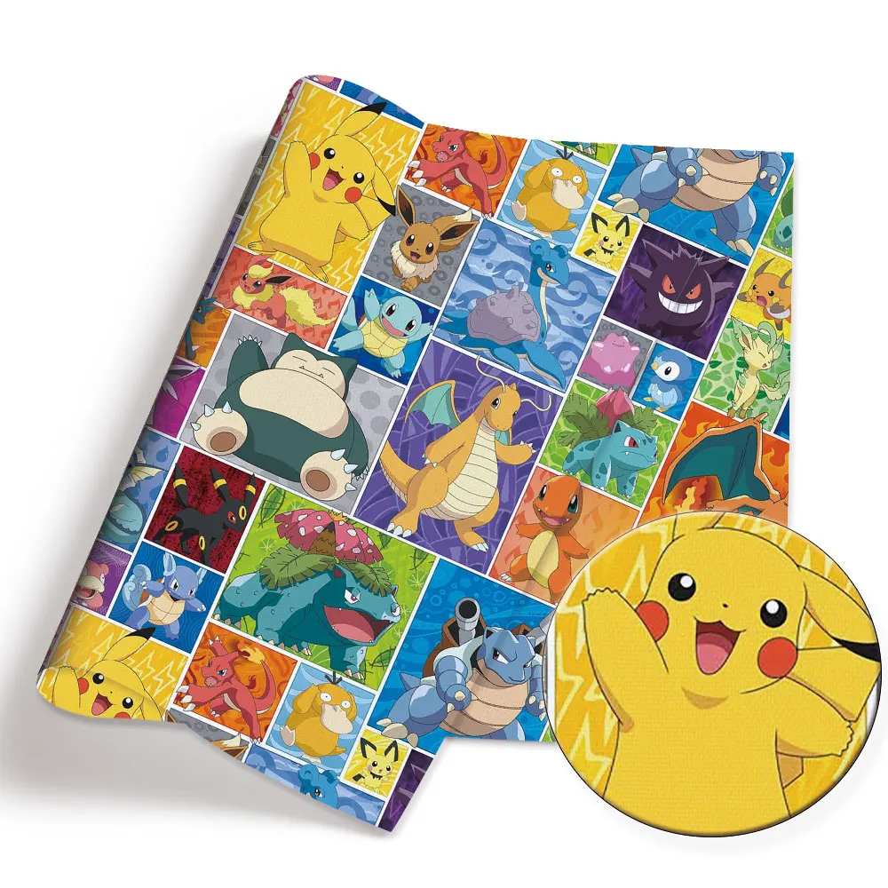 Pokemon Cartoon Fabric140*50cm - Sewing Production ulasan dan harga