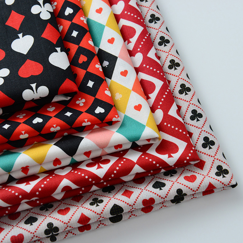 Ins Poker Element Cotton Digit - Textile For Sewing ulasan dan harga