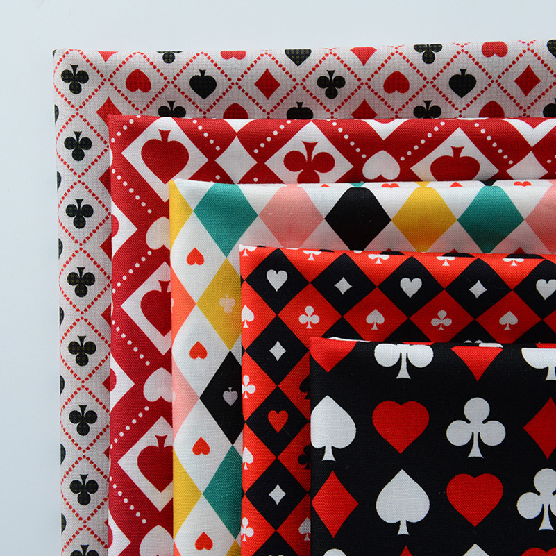 Ins Poker Element Cotton Digit - Textile For Sewing ulasan dan harga