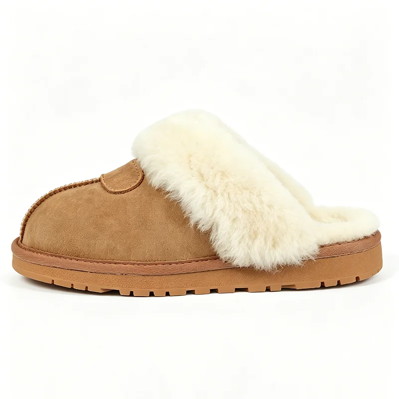 Natural Fur Slippers for Women - Sewing Cotton ulasan dan harga