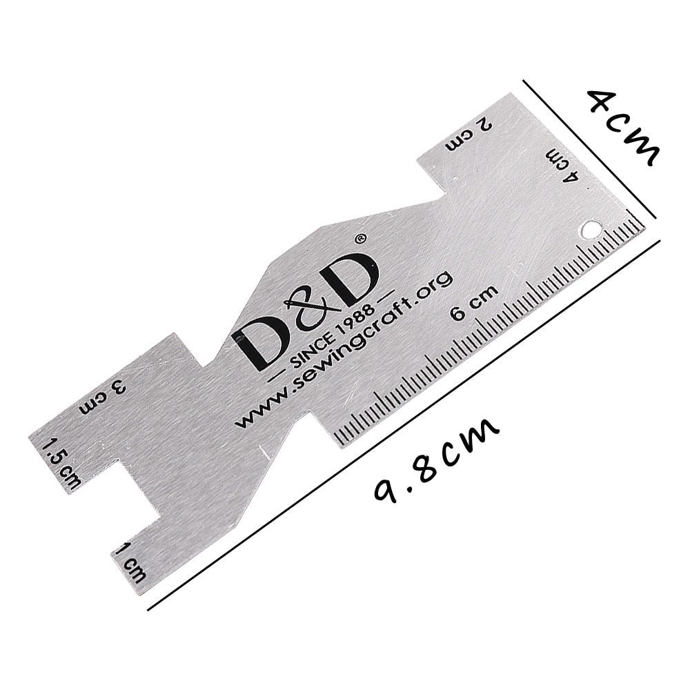 Metal Measuring Gauge Quilting - Sewing Gauge Ruler ulasan dan harga
