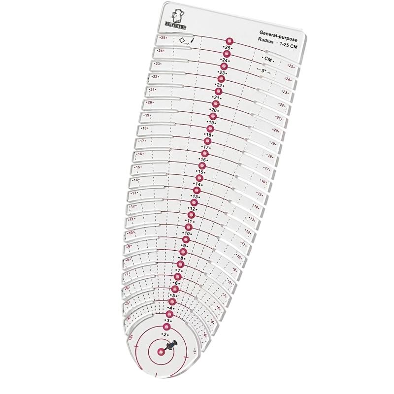 39BB Clear Scale Acrylic Measu - Is Sewing Textile Art ulasan dan harga