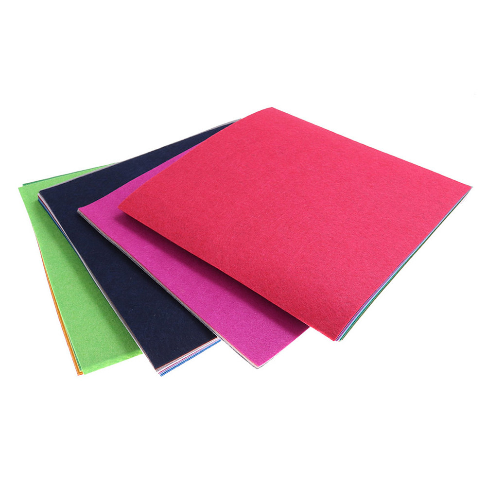 40Pcs Vibrant Nonwoven Fabric  - Is Sewing Textile Art ulasan dan harga