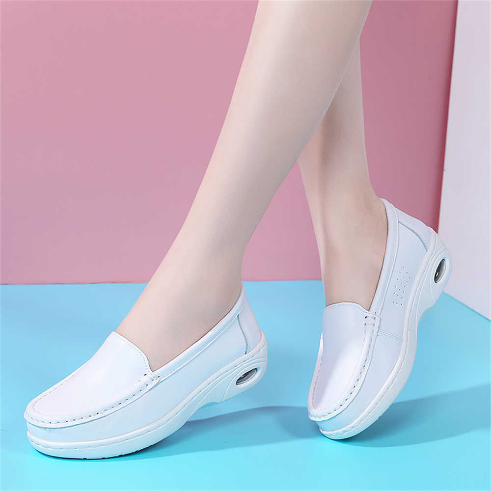Chunky White Sole Heel Shoes O - Sewing Industry ulasan dan harga