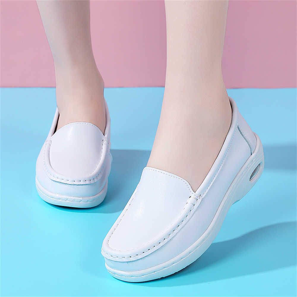 Chunky White Sole Heel Shoes O - Sewing Industry ulasan dan harga