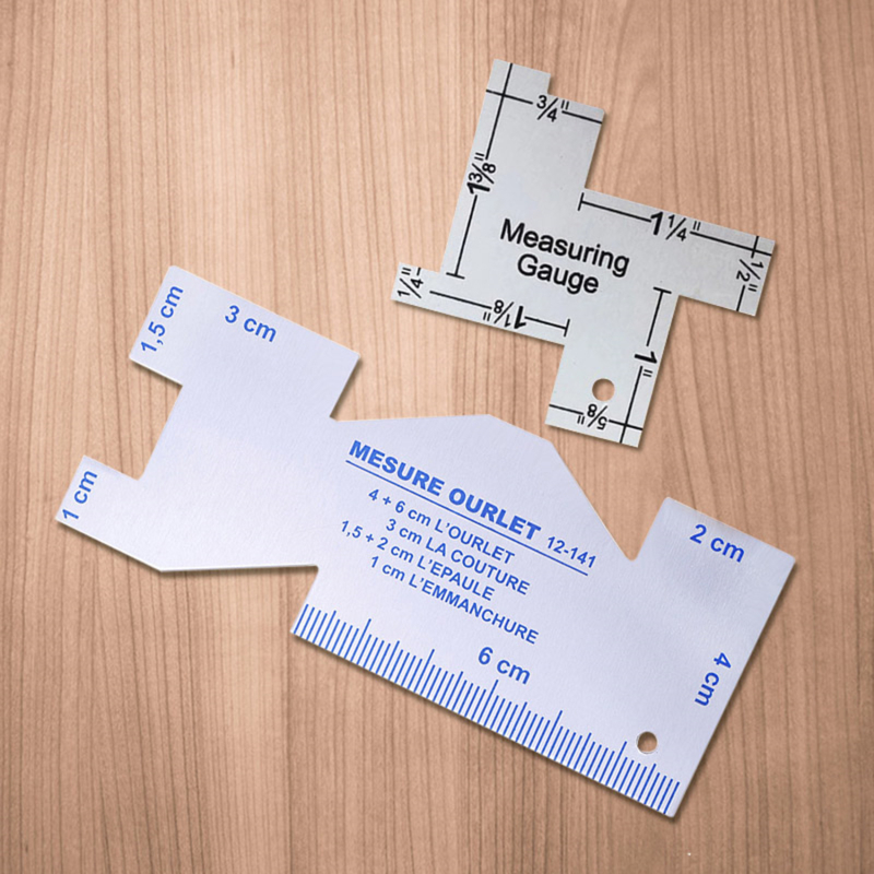 Precision Seam Measuring Gauge - Sewing Gauge Ruler ulasan dan harga
