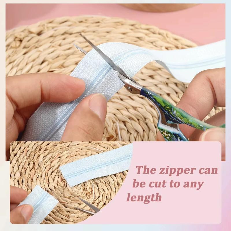 2.0 Meters Zipper + 5 Zipper H - Sewing Gauge Ruler ulasan dan harga
