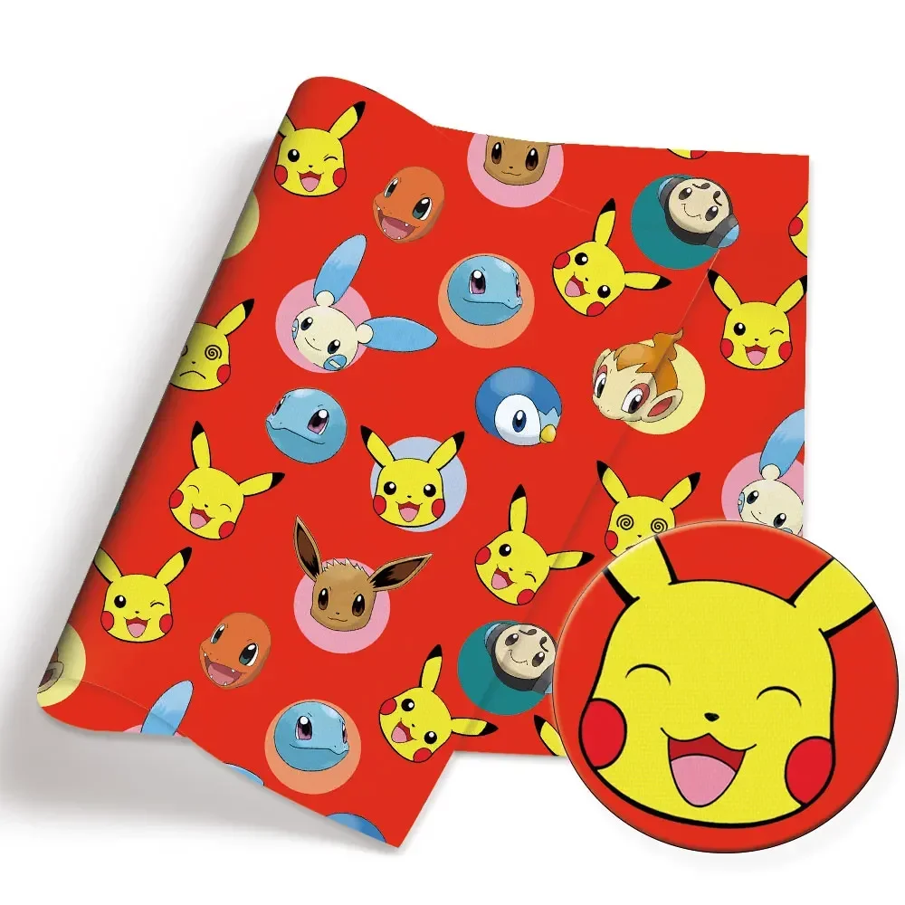 140x50CM Pokemon Cartoon print - Sewing Production ulasan dan harga