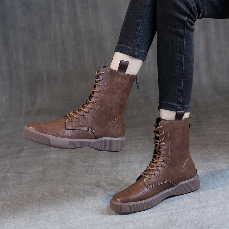 Short boots plus plus women's  - Sewing Nylon ulasan dan harga