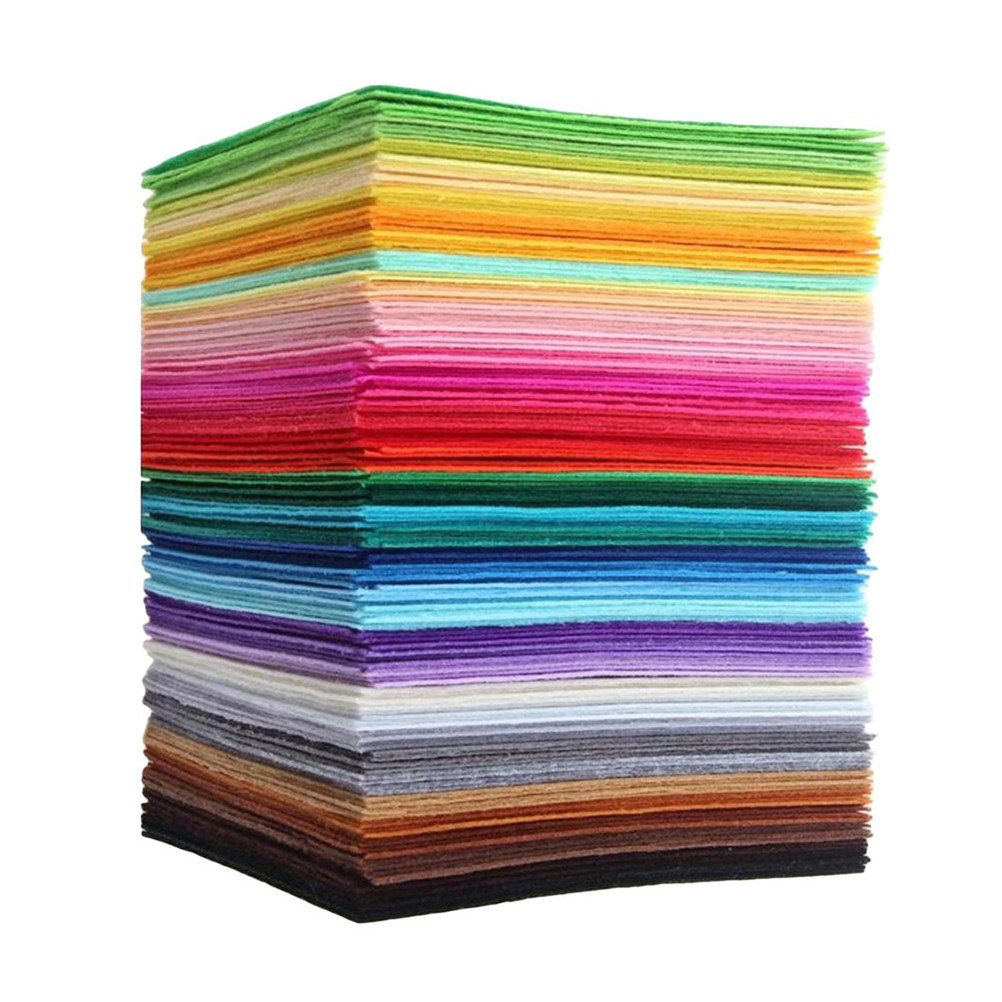 40Pcs Colorful Nonwoven Fabric - Is Sewing Textile Art ulasan dan harga