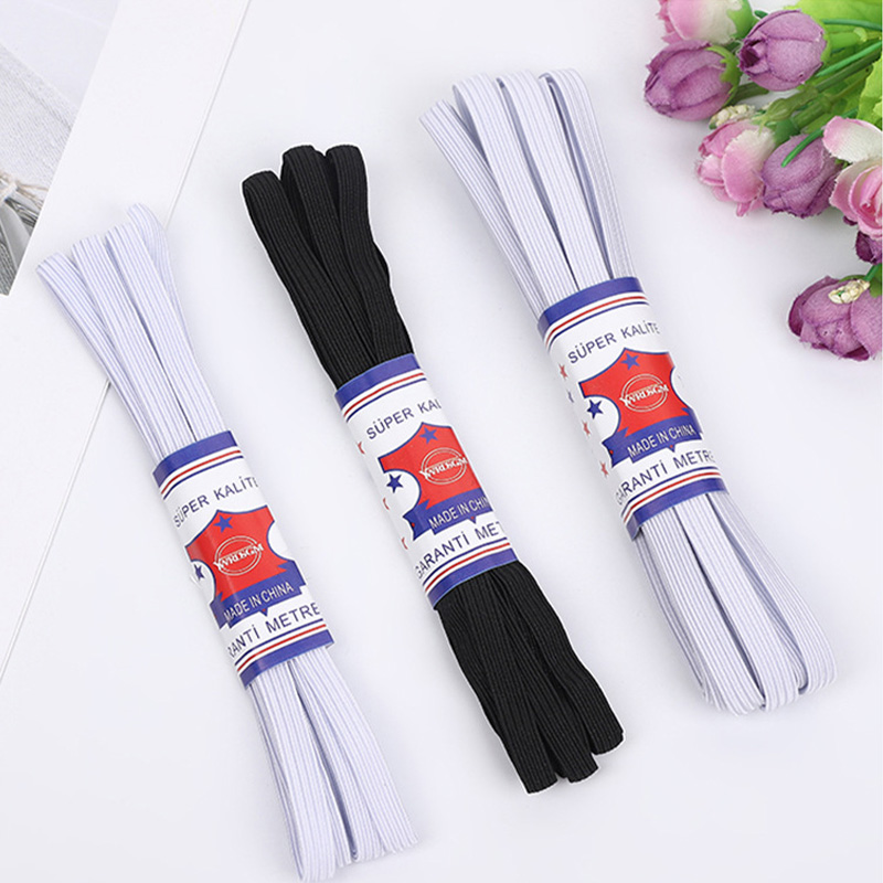 7MM Flat Elastic Band Latex Si - Sewing Gauge Ruler ulasan dan harga