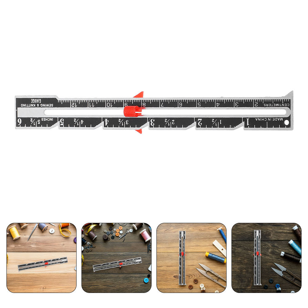 8Pcs Portable Quilting Ruler S - Sewing Gauge Ruler ulasan dan harga