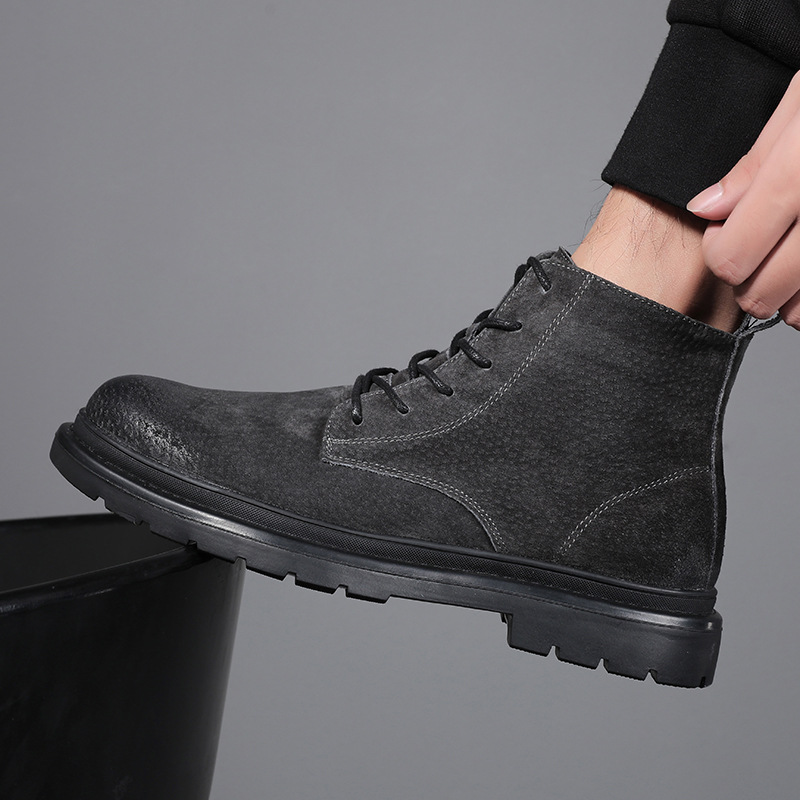 Men's boots autumn and winter  - Sewing Nylon ulasan dan harga