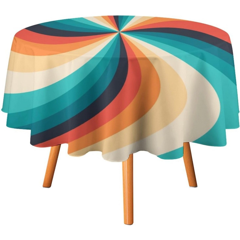Vintage Groovy Swirl Round Tab - Century Textile & Sewing Supply ulasan dan harga