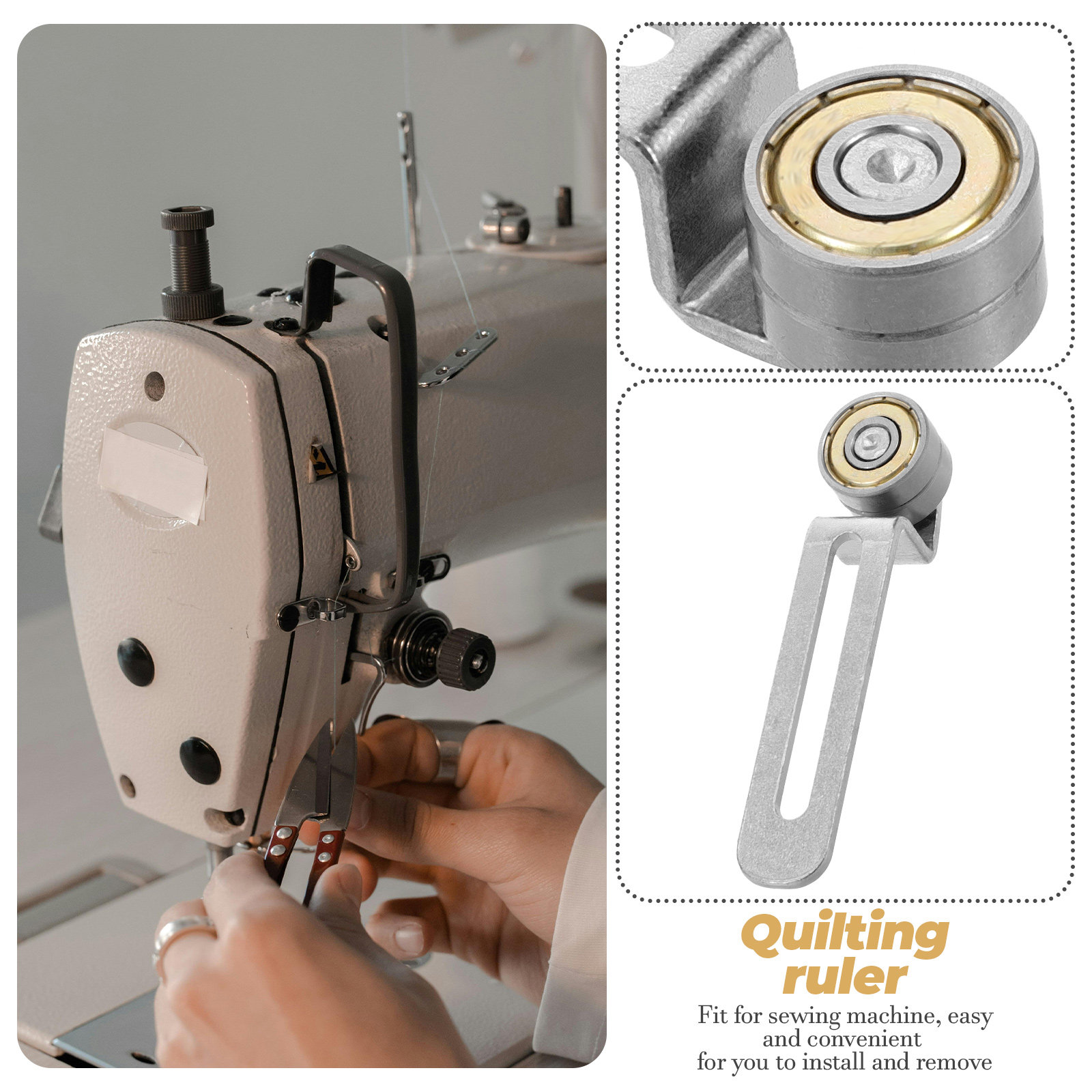 Dual Bearing Sewing Machine Po - Sewing Gauge Ruler ulasan dan harga