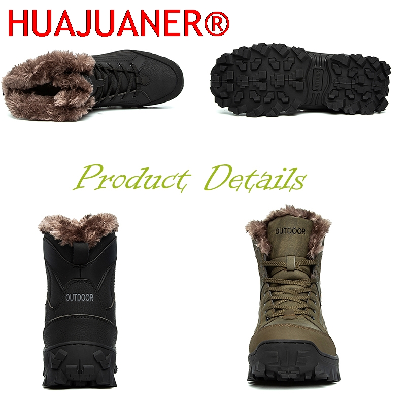 Men Winter Snow Boots Platform - Sewing Nylon ulasan dan harga