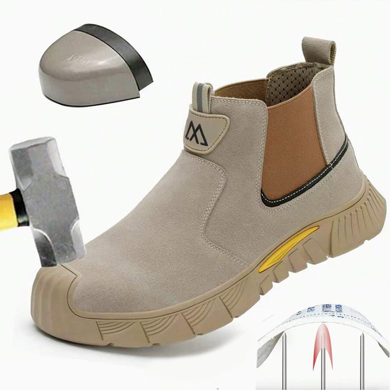 Lightweight Men's Safety Shoes - Sewing Industry ulasan dan harga