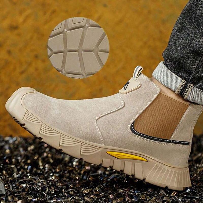 Lightweight Men's Safety Shoes - Sewing Industry ulasan dan harga
