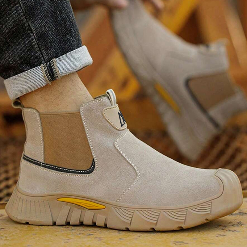 Lightweight Men's Safety Shoes - Sewing Industry ulasan dan harga